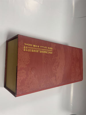 Τετράγωνο κουτί κρασιού πολυτελείας Κουτιά αποθήκευσης κρασιού πολυτελείας