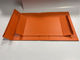 Πορτοκαλί αναδιπλούμενο χαρτόκουτο CMYK ορθογώνιο χαρτόκουτο με καπάκι